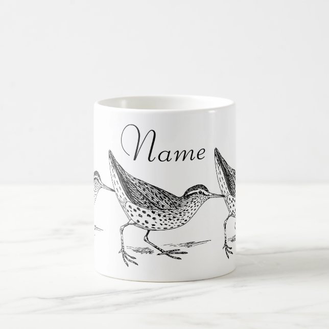 Sandpiper Shorebird Thunder_Cove Kaffeetasse (Mittel)