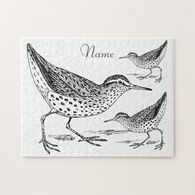 Sandpiper Shorebird Thunder_Cove Puzzle (Horizontal)