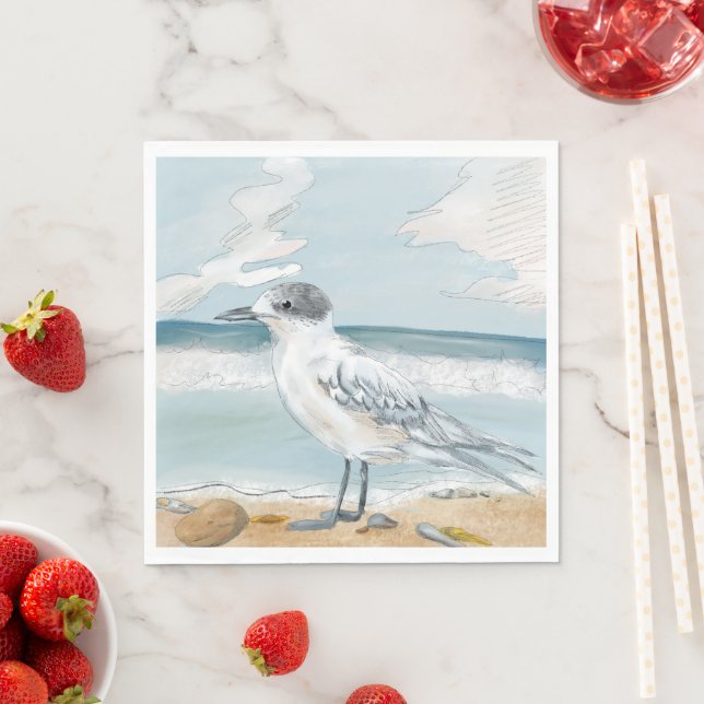 Sandpiper Summer Napkin Serviette (Beispiel)