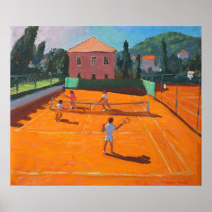 Sandplatz-Tennis Lapad Kroatien 2012 Poster