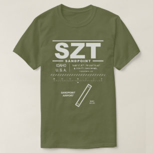 Sandpoint Airport SZT T - Shirt