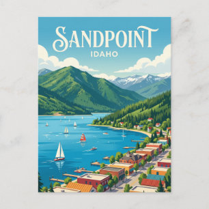 Sandpoint Idaho Postkarte