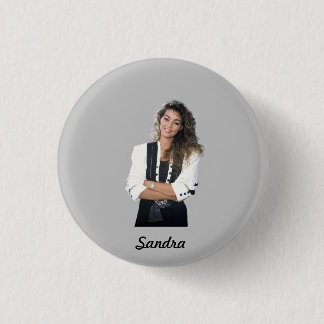 Sandra-Abzeichen rund 2,50 cm Button