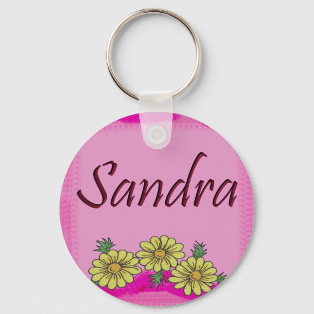 Sandra Daisy Schlüsselanhänger (Vorderseite)