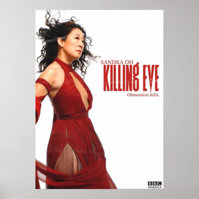 Sandra Oh in Killing Eve Character Poster (Vorne)
