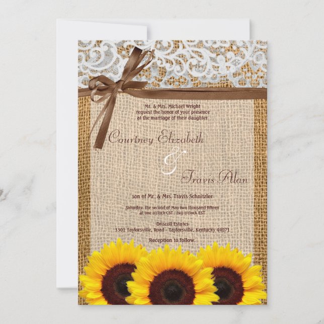 SandraWright Einladung (Vorderseite)