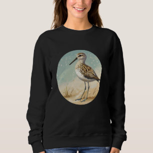 Sandregenpfeifer auf seiner Küstenreise für Vogelb Sweatshirt