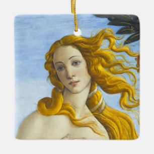 Sandro Botticelli - Birth of Venus Close-up Keramikornament