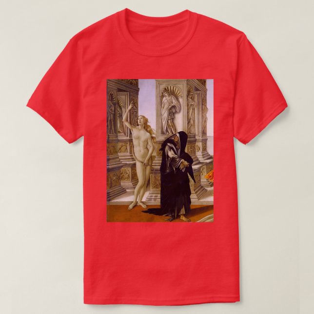Sandro Botticelli Calumny Detail Apelles T-Shirt (Design vorne)