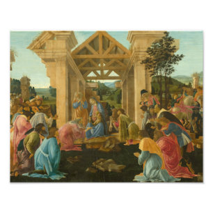 Sandro Botticelli - Die Bewunderung der Magi Fotodruck