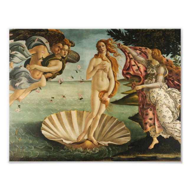 Sandro Botticelli - Die Geburt der Venus Fotodruck (Vorne)