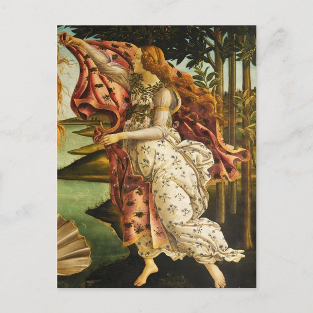 Sandro Botticelli "Die Geburt der Venus - Hora" Po Postkarte (Vorderseite)