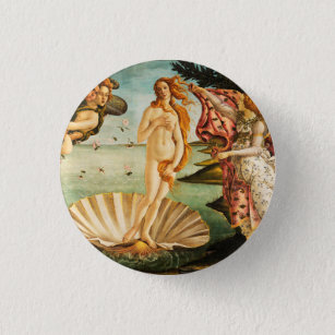 Sandro Botticelli Die Geburt der Venus Kunst Button