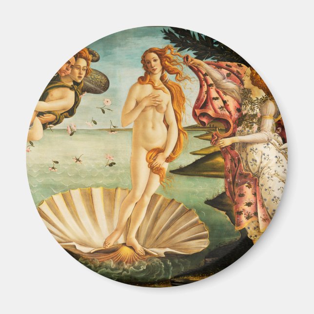 Sandro Botticelli Die Geburt der Venus Kunst Magnet (Vorne)