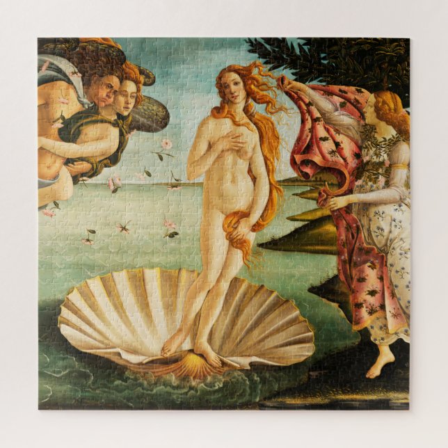 Sandro Botticelli Die Geburt der Venus Kunst Puzzle (Vertikal)