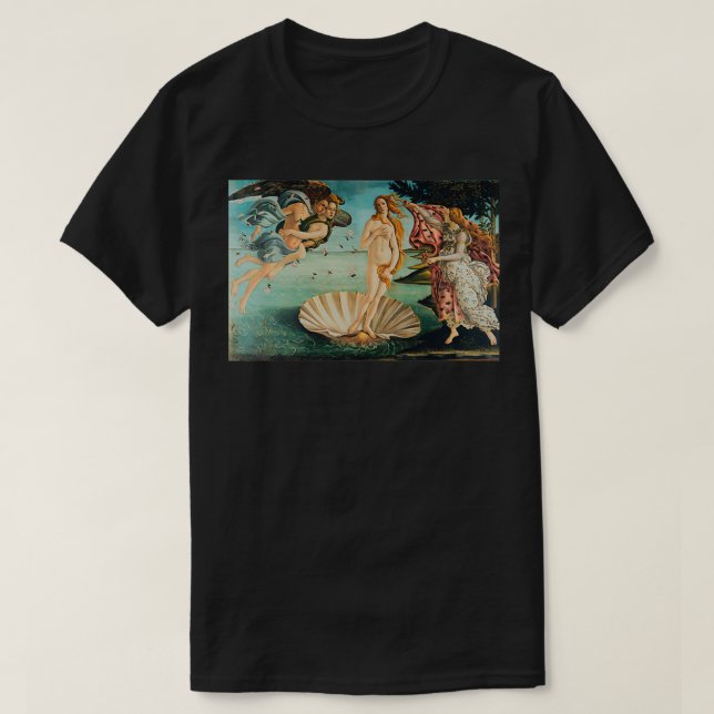 Sandro Botticelli Die Geburt der Venus La nascita  T-Shirt (Design vorne)