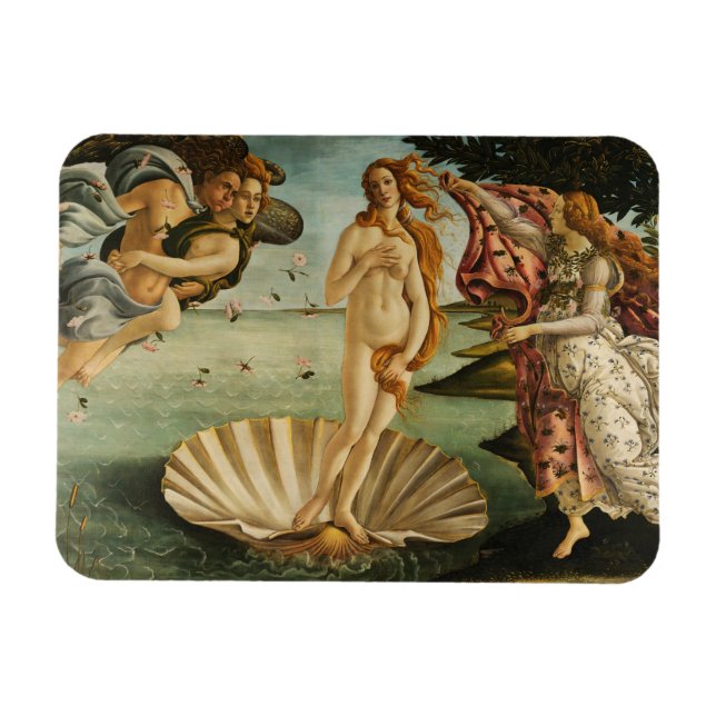 Sandro Botticelli - Die Geburt der Venus Magnet (Horizontal)