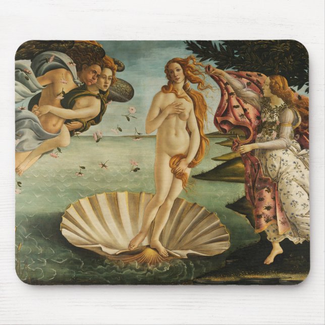 Sandro Botticelli - Die Geburt der Venus Mousepad (Vorne)