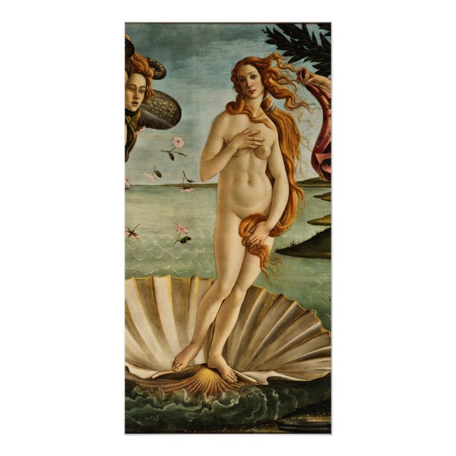 Sandro Botticelli - Die Geburt der Venus Poster (Vorderseite)