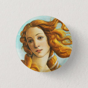 Sandro Botticelli Die Geburt des Venus-Gesichtsdet Button