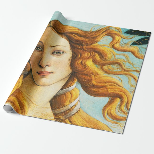 Sandro Botticelli Die Geburt des Venus-Gesichtsdet Geschenkpapier (Ungerollt)