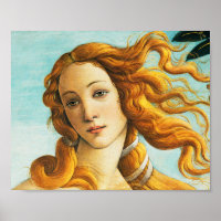 Sandro Botticelli Die Geburt des Venus-Gesichtsdet