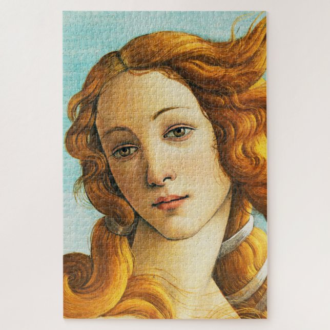Sandro Botticelli Die Geburt des Venus-Gesichtsdet Puzzle (Vertikal)