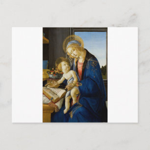 Sandro Botticelli - Die Jungfrau und das Kind Postkarte