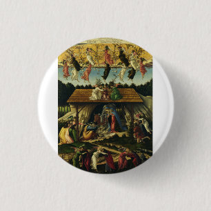 Sandro Botticelli - Die Mystische Geburt – Kunstwe Button