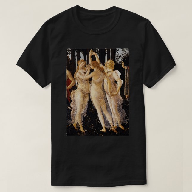 Sandro Botticelli Drei Könige in Primavera T-Shirt (Design vorne)