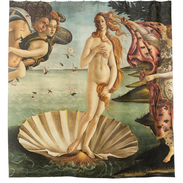 Sandro Botticelli Duschvorhang (Vorderseite)