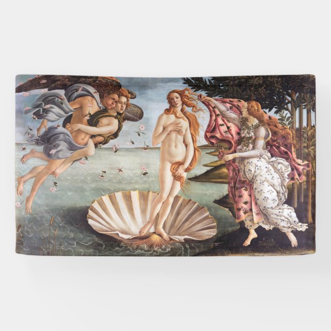 Sandro Botticelli - Geburt der Venus Banner (Horizontal)