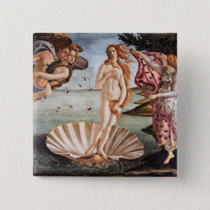Sandro Botticelli - Geburt der Venus Button