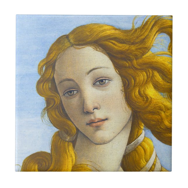 Sandro Botticelli - Geburt der Venus-Details Fliese (Vorderseite)