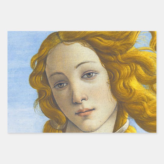 Sandro Botticelli - Geburt der Venus-Details Geschenkpapier Set (Vorderseite)