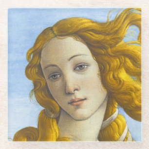 Sandro Botticelli - Geburt der Venus-Details Glasuntersetzer