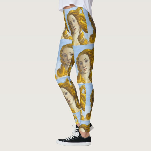 Sandro Botticelli - Geburt der Venus-Details Leggings (Links)
