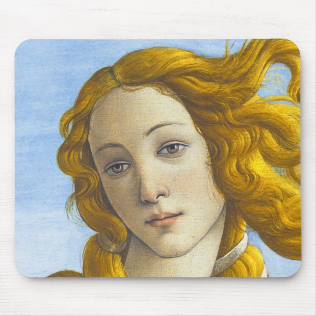 Sandro Botticelli - Geburt der Venus-Details Mousepad (Vorne)