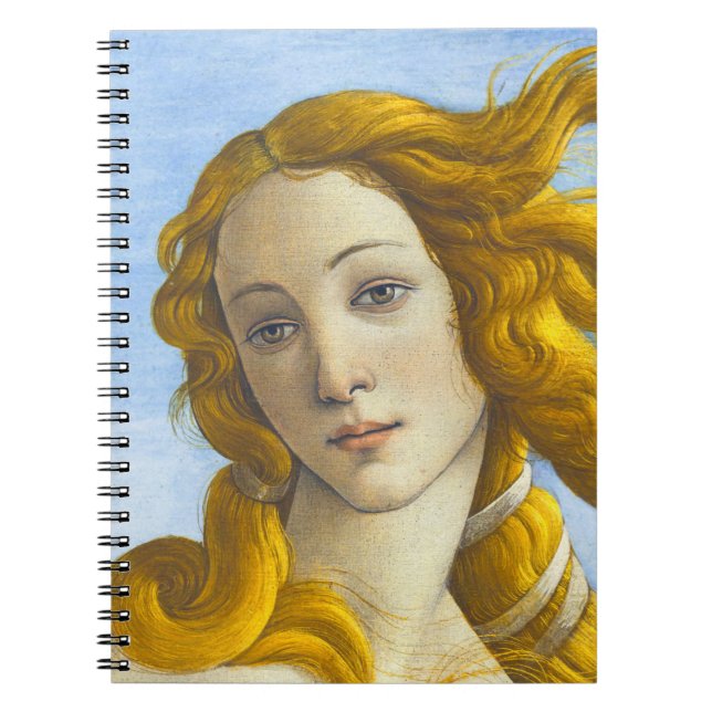 Sandro Botticelli - Geburt der Venus-Details Notizblock (Vorderseite)