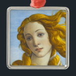Sandro Botticelli - Geburt der Venus-Details Ornament Aus Metall<br><div class="desc">Geburt des Venus Detail - Sandro Botticelli ,  Tempera auf Leinwand,  1485</div>