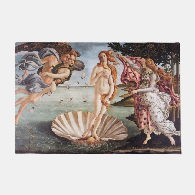 Sandro Botticelli - Geburt der Venus Fußmatte (Vorderseite)