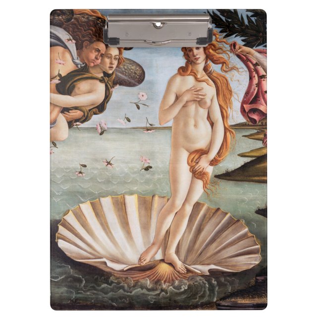 Sandro Botticelli - Geburt der Venus Klemmbrett (Vorderseite)
