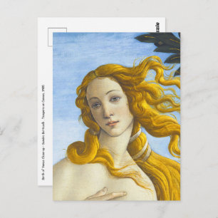 Sandro Botticelli - Geburt der Venus Nah-up Postkarte