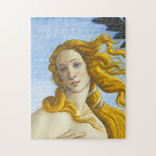 Sandro Botticelli - Geburt der Venus Nah-up Puzzle (Vertikal)