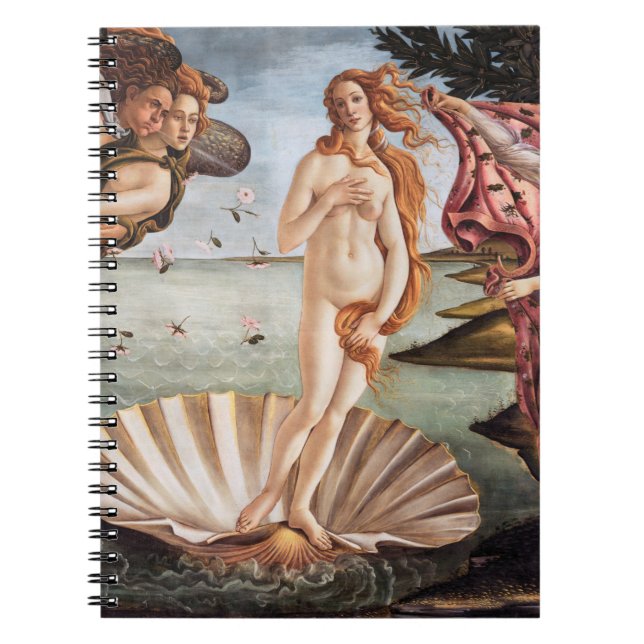 Sandro Botticelli - Geburt der Venus Notizblock (Vorderseite)