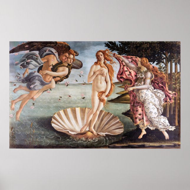Sandro Botticelli - Geburt der Venus Poster (Vorne)