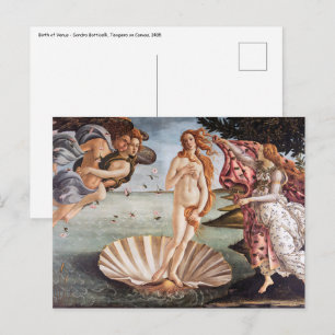Sandro Botticelli - Geburt der Venus Postkarte