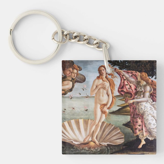 Sandro Botticelli - Geburt der Venus Schlüsselanhänger (Vorderseite)