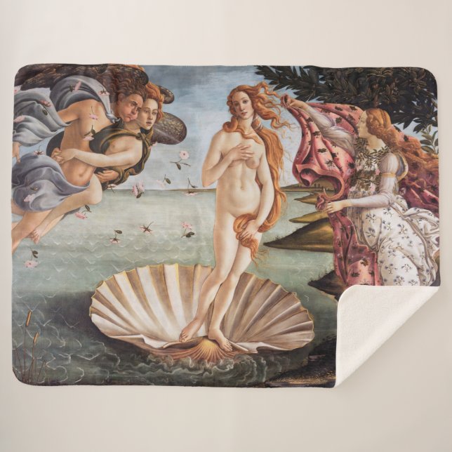 Sandro Botticelli - Geburt der Venus Sherpadecke (Vorderseite (Horizontal))