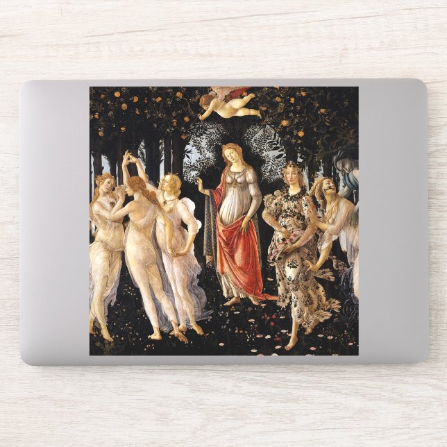 Sandro Botticelli - La Primavera Aufkleber (Computer)
